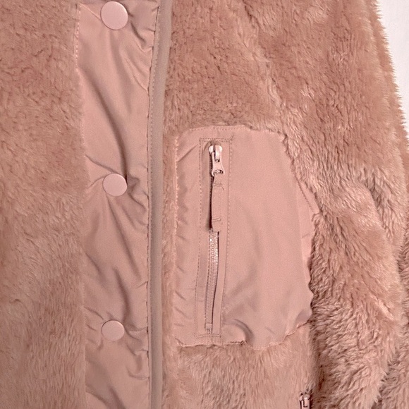 Love Tree Sherpa Women’s Puffer Jacket Mauve/Pink Size Large. Lots of pockets! - Picture 5 of 13